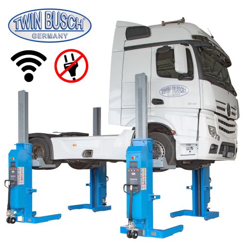 Draadloos mobiel vrachtwagen - LKW - truck hefbrug
