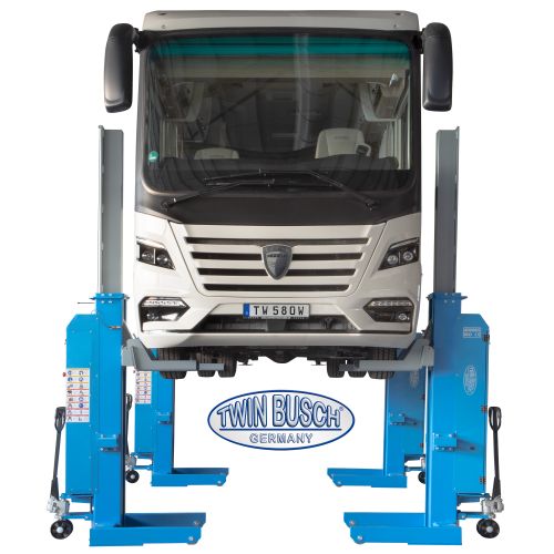 Draadloos mobiel vrachtwagen - LKW - truck hefbrug